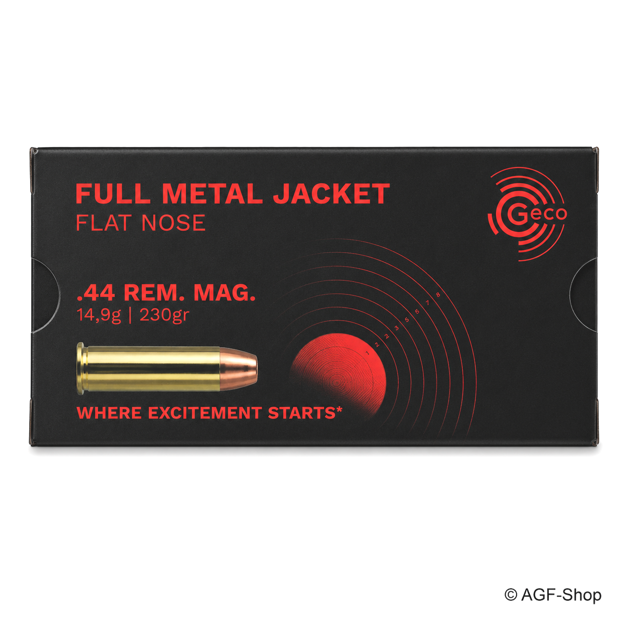 GECO .44 Rem. Mag. VM-FK 14,9 g 230 gr 50 Stück Revolvermunition